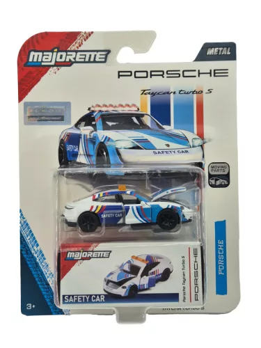 Porsche Taycan Turbo S - Safety Car - Porsche Deluxe - Majorette - 1:64