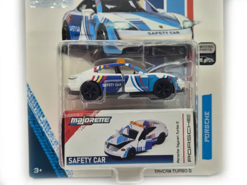 Porsche Taycan Turbo S - Safety Car - Porsche Deluxe - Majorette - 1:64