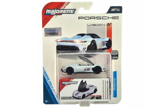 Porsche Vision Gran Turismo - бял - Porsche Deluxe - Majorette - 1:64