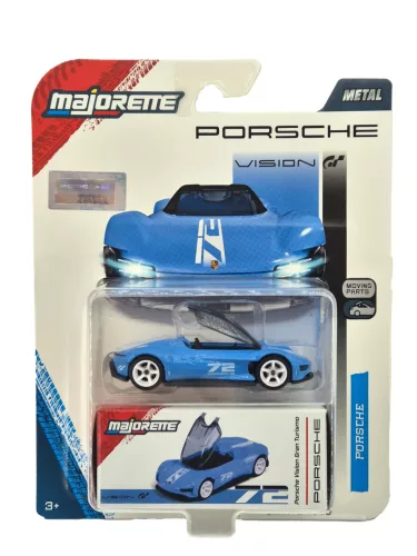 Porsche Vision Gran Turismo - син - Porsche Deluxe - Majorette - 1:64