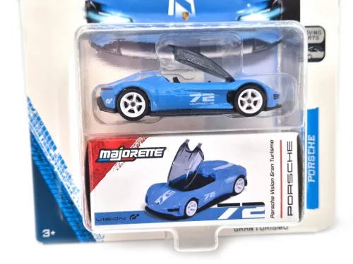 Porsche Vision Gran Turismo - син - Porsche Deluxe - Majorette - 1:64