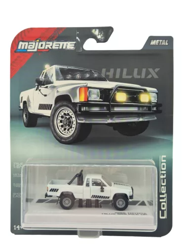 Toyota Hilux SR5 Pickup (1985) - бял - Majorette collection series 2026 /1 - Majorette - 1:64