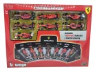 Ferrari F1 комплект от 7 части - SF-24 Charles Leclerc (2024) - F10 Fernando Alonso (2010) - SF71H Kimi Raikkonen (2018) - SF90 Sebastian Vettel (2019) - SF1000 Sebastian Vettel (2020) - F1-75 Charles Leclerc (2022) - SF-23 Carlos Sainz (2023) - Bburago