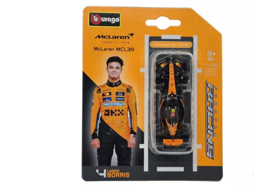 McLaren MCL39 F1 #4 (2025) - Lando Norris - Bburago - 1:64