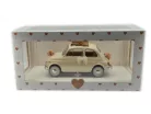 Fiat 500 L (1968) - сватбено издание - сватбен подарък - Norev - 1:18