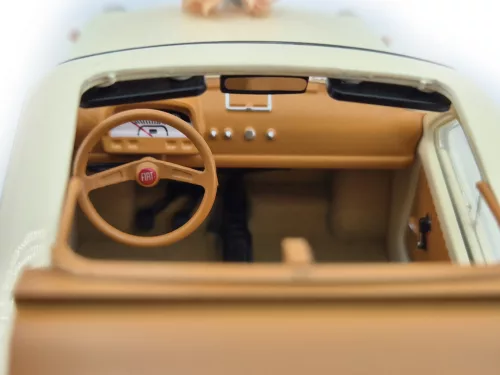 Fiat 500 L (1968) - сватбено издание - сватбен подарък - Norev - 1:18