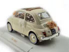 Fiat 500 L (1968) - сватбено издание - сватбен подарък - Norev - 1:18