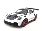 Porsche 911 992 GT3 RS Weissach Package coupe (2022) - бял - червен - Norev - 1:43