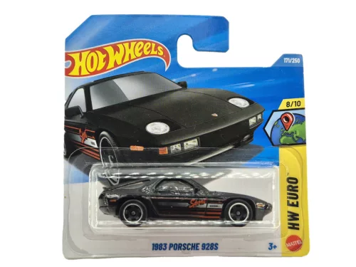 Hot Wheels Porsche 928S (1983) - черен - HW Euro 8/10 - 171/250 - Hot Wheels - 1:64