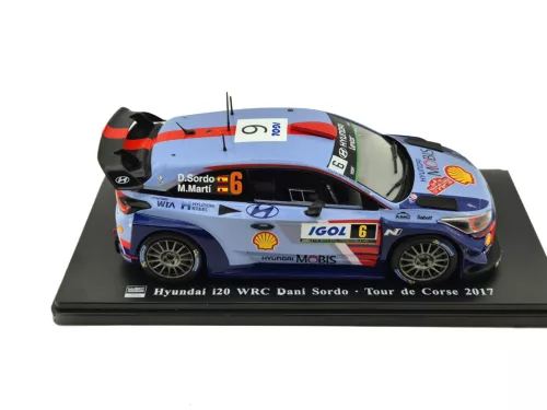 Hyundai i20 WRC #6 (2017) - Dani Sordo - Marc Marti - Edicola - 1:24