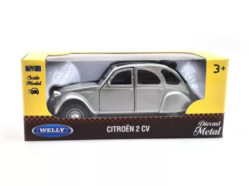 Citroen 2 CV - патица - Welly - 1:34