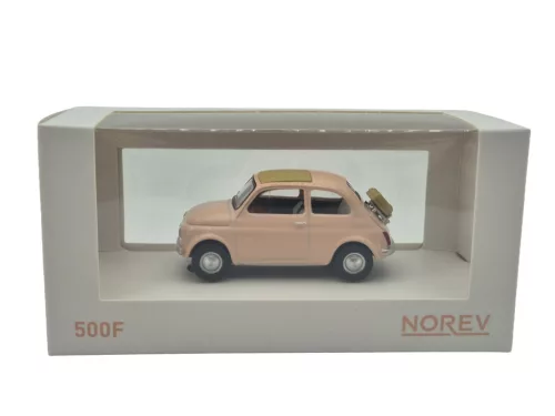 Fiat 500F (1950) - розов - Norev - 1:43
