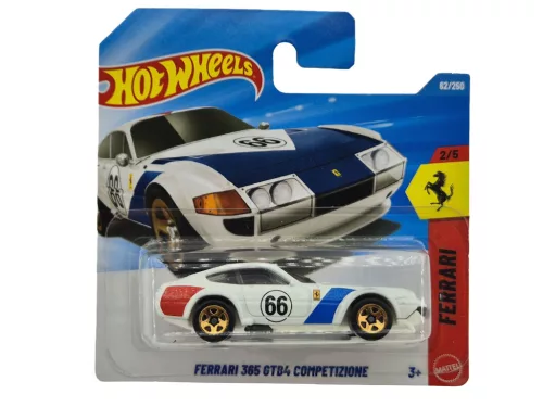 Hot Wheels Ferrari 365 GTB4 Competizione - Ferrari 2/5 - 62/25 - Hot Wheels - 1:64