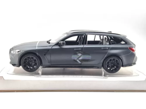BMW G81 M3 Touring (2023) - матиран сив - Bburago - 1:24