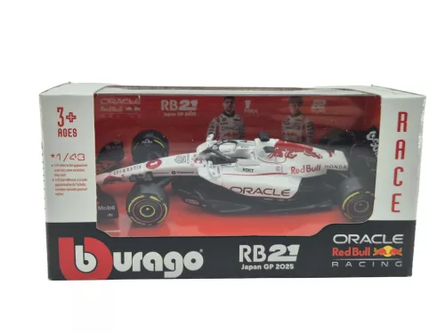 Red Bull RB21 F1 #1 (2025) - Japan GP - Max Verstappen - Bburago - 1:43