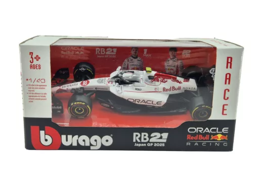 Red Bull RB21 F1 #1 (2025) - Japan GP - Yuki Tsunoda - Bburago - 1:43
