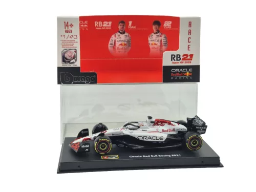 Red Bull RB21 F1 #1 (2025) - Japan GP - Max Verstappen - С ПИЛОТ - Bburago - 1:43