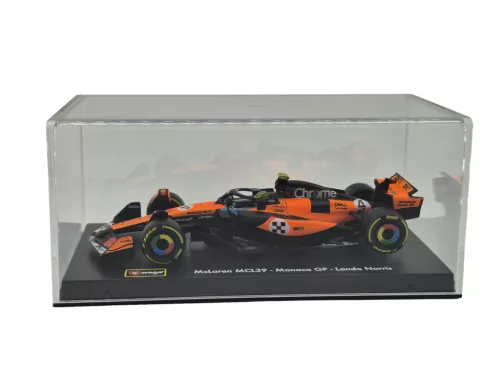 McLaren MCL39 F1 #4 (2025) - Monaco GP - Lando Norris - С ПИЛОТ - Bburago - 1:43