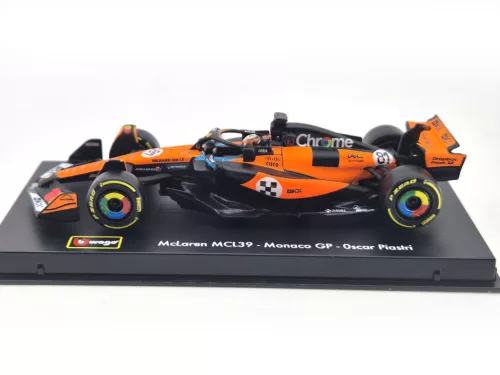 McLaren MCL39 F1 #81 (2025) - Monaco GP - Oscar Piastri - С ПИЛОТ - Bburago - 1:43