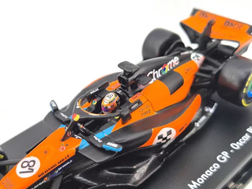McLaren MCL39 F1 #81 (2025) - Monaco GP - Oscar Piastri - С ПИЛОТ - Bburago - 1:43