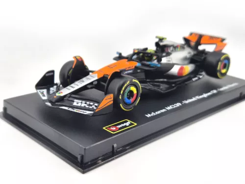 McLaren MCL39 F1 #4 (2025) - Silverstone British GP - Lando Norris - С ПИЛОТ - Bburago - 1:43