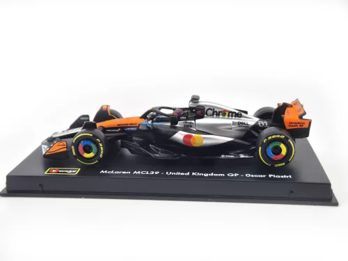 McLaren MCL39 F1 #81 (2025) - Silverstone British GP - Oscar Piastri - С ПИЛОТ - Bburago - 1:43