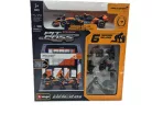 McLaren Pit Stop - диорама на бокс - MCL39 F1 #4 (2025) - Lando Norris - с механици - Bburago - 1:43