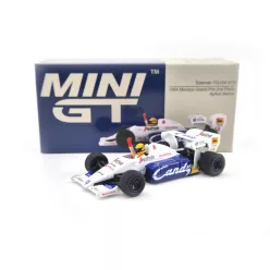   Toleman Hart TG184 F1 #19 (1984) - Monaco GP - Ayrton Senna - Mini GT - 1:64