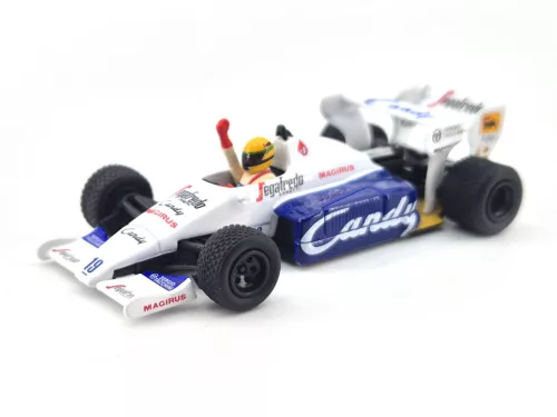 Toleman Hart TG184 F1 #19 (1984) - Monaco GP - Ayrton Senna - Mini GT - 1:64