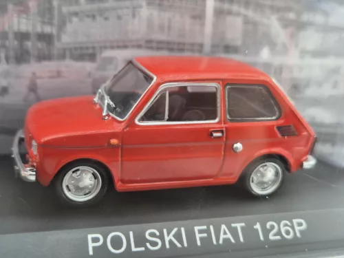 Polski Fiat 126P (1973) - Edicola - 1:43