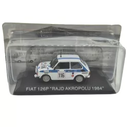   Polski Fiat 126P #116 - Rajd Rally Acropolis (1984) - Szerla Janusz - Janarek Krzysztof - Edicola - 1:43