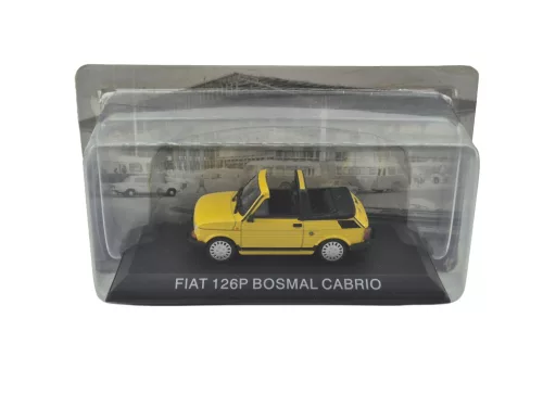 Polski Fiat 126P Bosmal Cabriolet kabrio (1987) - Edicola - 1:43