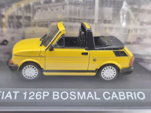 Polski Fiat 126P Bosmal Cabriolet kabrio (1987) - Edicola - 1:43