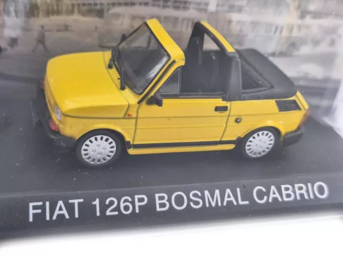 Polski Fiat 126P Bosmal Cabriolet kabrio (1987) - Edicola - 1:43