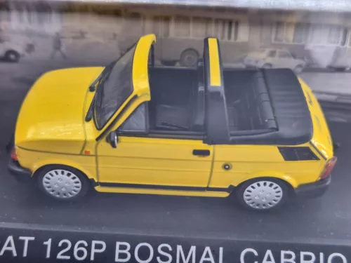 Polski Fiat 126P Bosmal Cabriolet kabrio (1987) - Edicola - 1:43