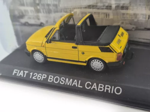 Polski Fiat 126P Bosmal Cabriolet kabrio (1987) - Edicola - 1:43