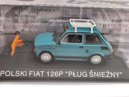 Polski Fiat 126P снегорин (1984) - Edicola - 1:43