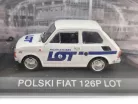 Polski Fiat 126P LOT полска авиокомпания (1973) - Edicola - 1:43