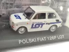 Polski Fiat 126P LOT полска авиокомпания (1973) - Edicola - 1:43