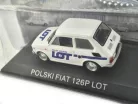 Polski Fiat 126P LOT полска авиокомпания (1973) - Edicola - 1:43