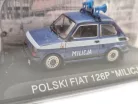 Polski Fiat 126P Milicja - полиция (1984) - Edicola - 1:43