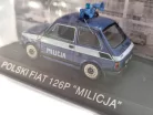 Polski Fiat 126P Milicja - полиция (1984) - Edicola - 1:43