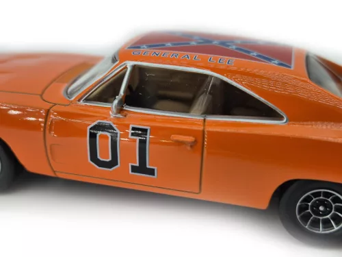 Dodge Charger #1 (1969) - Дюкс от Хазард - General Lee - с бежова вътрешност - Norev - 1:43