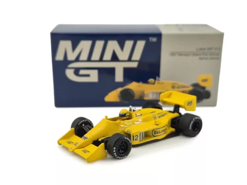Lotus 99T F1 #12 (1987) - Monaco GP - Ayrton Senna - Mini GT - 1:64