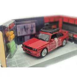   BMW E30 M3 с багажник за покрив и багаж - Bburago - 1:24