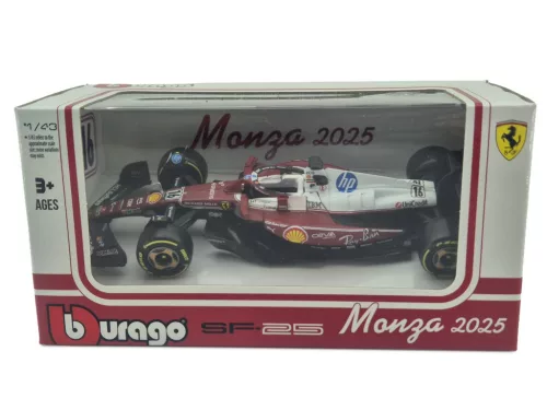 Ferrari SF-25 Team Scuderia F1 #16 (2025) - Monza GP - Charles Leclerc - Bburago - 1:43