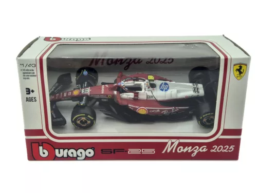 Ferrari SF-25 Team Scuderia F1 #44 (2025) - Monza GP - Lewis Hamilton - Bburago - 1:43