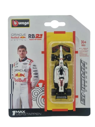 Red Bull RB21 F1 #1 (2025) - Japan GP - Max Verstappen - Bburago - 1:64