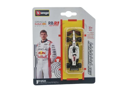 Red Bull RB21 F1 #1 (2025) - Japan GP - Max Verstappen - Bburago - 1:64