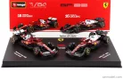 2-частен комплект Ferrari - Ferrari SF-25 Team Scuderia F1 #16 (2025) - Monza GP - Charles Leclerc - Bburago - 1:64
